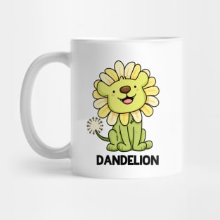 Dandelion Funny Lion Pun Mug